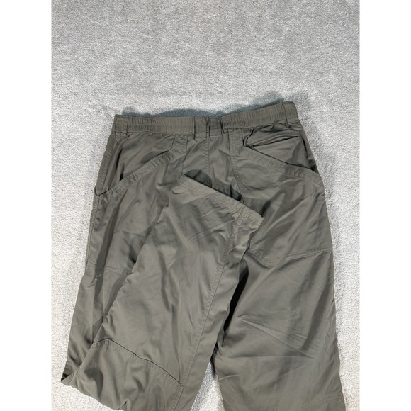 L. L. Bean Hiking Pants Men's Large Tall (36x34) Nylon Zip Ankle‎ Green Outdoor - Picture 1 of 11